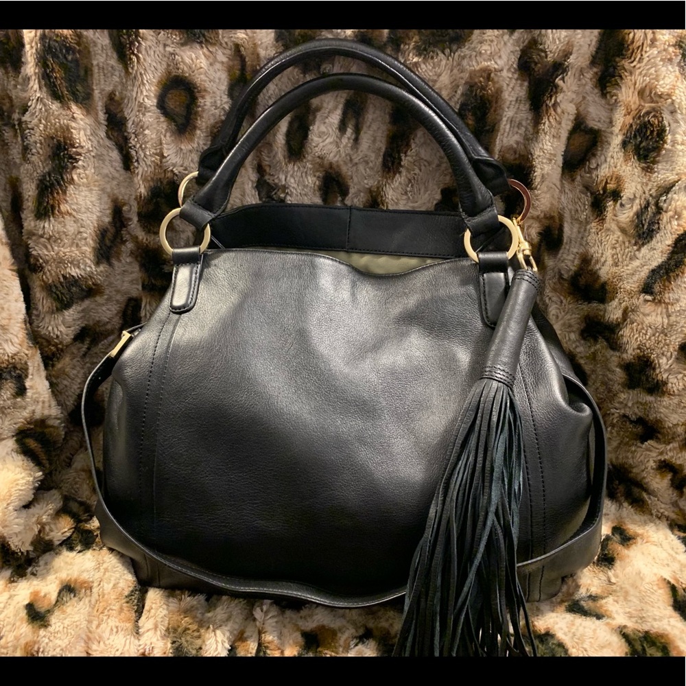 Pebble Leather Convertible Bag